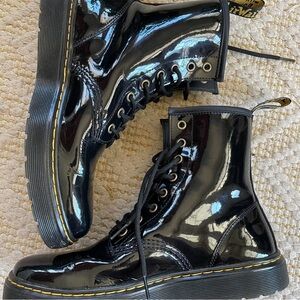 Dr. Martens Women's 1460 W Patent Leather Fashion Boot